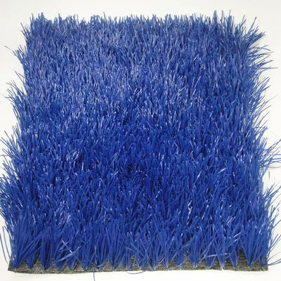 Rumput sintetis biru untuk lapangan sepak bola colorfu rumput buatan untuk lapangan sepak bola