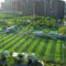 Outdoor Nursery Football Artificial Grass 50mm PE Lapangan Hijau