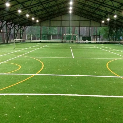 Mini 25mm Rumput Buatan Sepak Bola Tidak Diisi Untuk Sepak Bola 5vs5