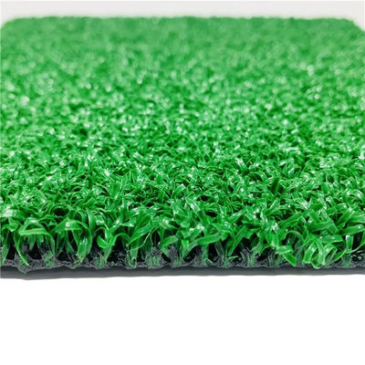 Hitam SBR Mini Golf Rumput Rumput Buatan Menempatkan Hijau 15mm 12000D